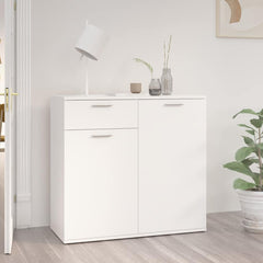 Sideboard 80x36x75 cm Engineered Wood White 80 cm
