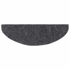 vidaXL Stair Mat | Set of 10 | Dark grey | Needle-punched fabric 5