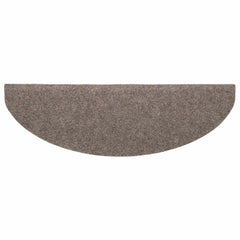 vidaXL Stair Mat | Set of 10 | Cream | Needle-punched fabric (100% PP) 5