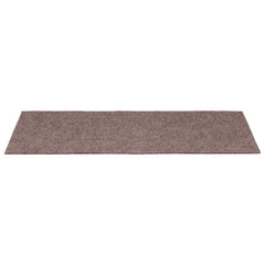 vidaXL Stair Mats Self-adhesive 10 pcs 65x21x4 cm Light Brown Rectangular Edge 4