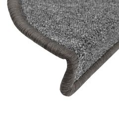 vidaXL Stair mats 10 pcs 56 x 17 x 3 cm Non-Slip Dark Grey 6