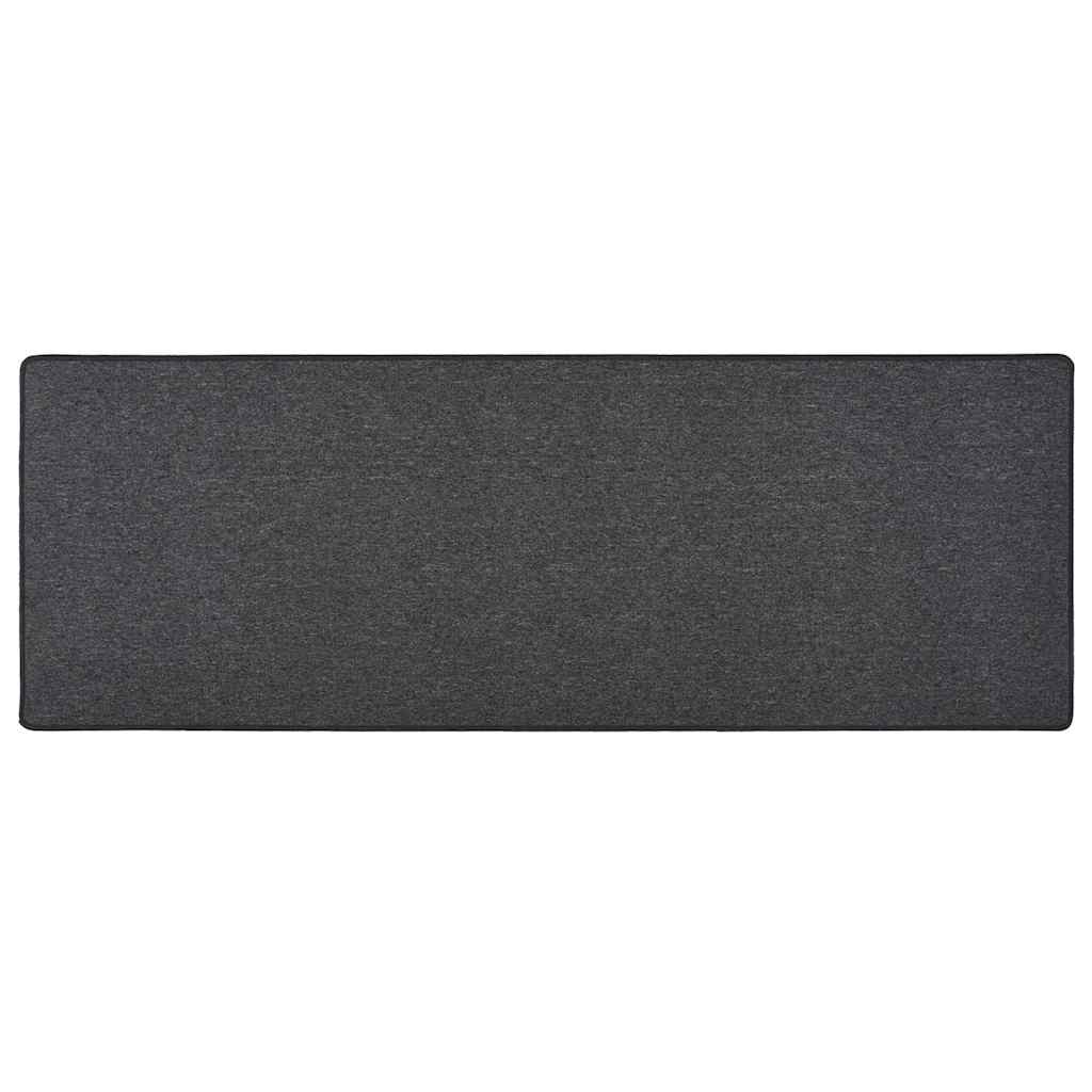 vidaXL Carpet Runner | Anthracite | 100% Polypropylene | 80 x 250 cm | Non-slip 1