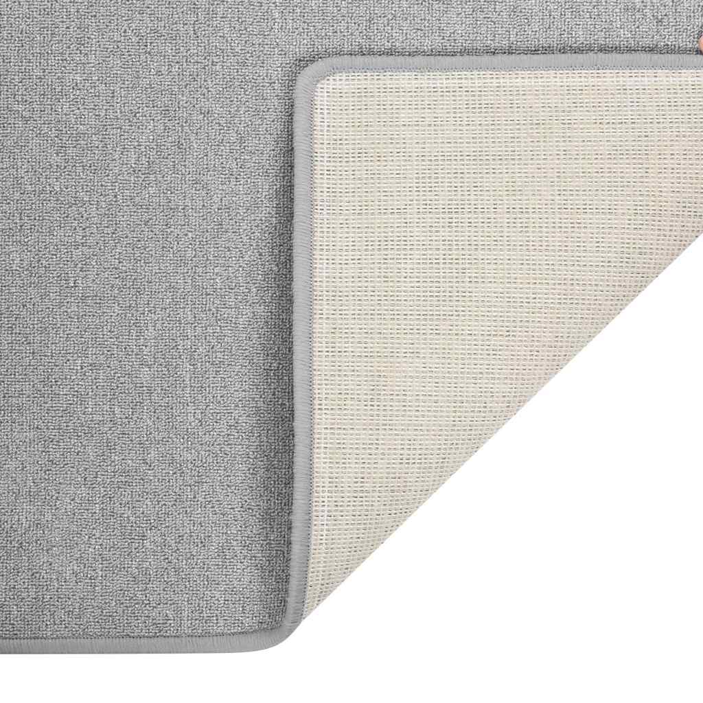 vidaXL Carpet Runner | Light grey | Needle-punched fabric (100% polypropylene) 5