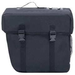 vidaXL Double Bicycle Bag for Pannier Rack Waterproof 35 L Black 3