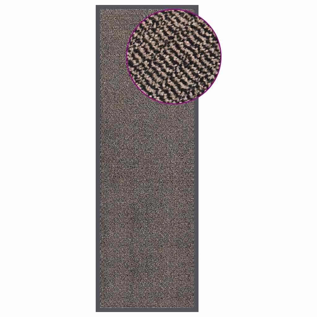 vidaXL Doormat Tufted 60x180 cm Dark Brown 1