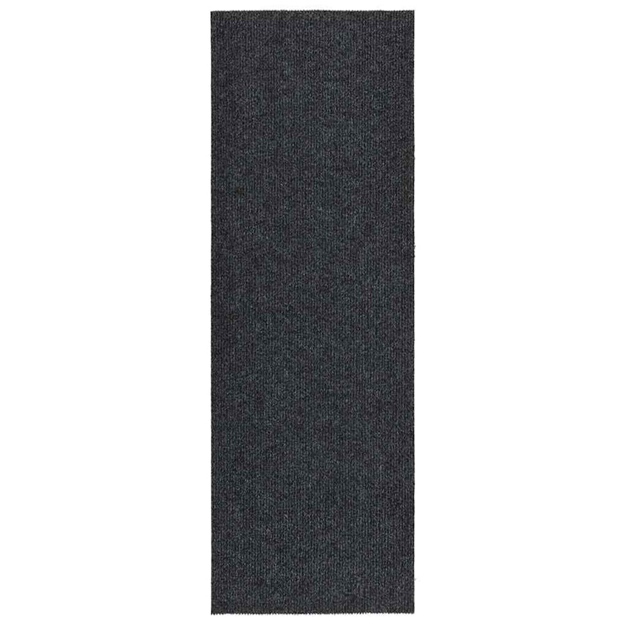 vidaXL Carpet Runner | Anthracite | 70% PP, 30% PES | 100 x 300 cm | Non-slip 1