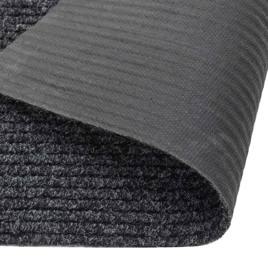 vidaXL Carpet Runner | Anthracite | 70% PP, 30% PES | 100 x 300 cm | Non-slip 5