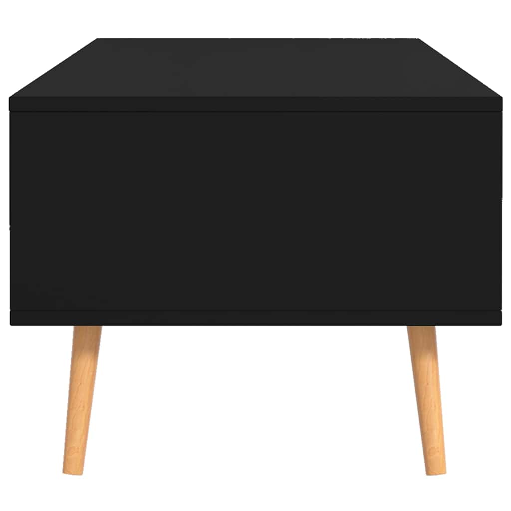 vidaXL Coffee Table | Black | Engineered wood, MDF | 100 x 49.5 x 43 cm 5