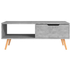 vidaXL Coffee Table | Concrete grey | Engineered wood, MDF | 100 cm 3