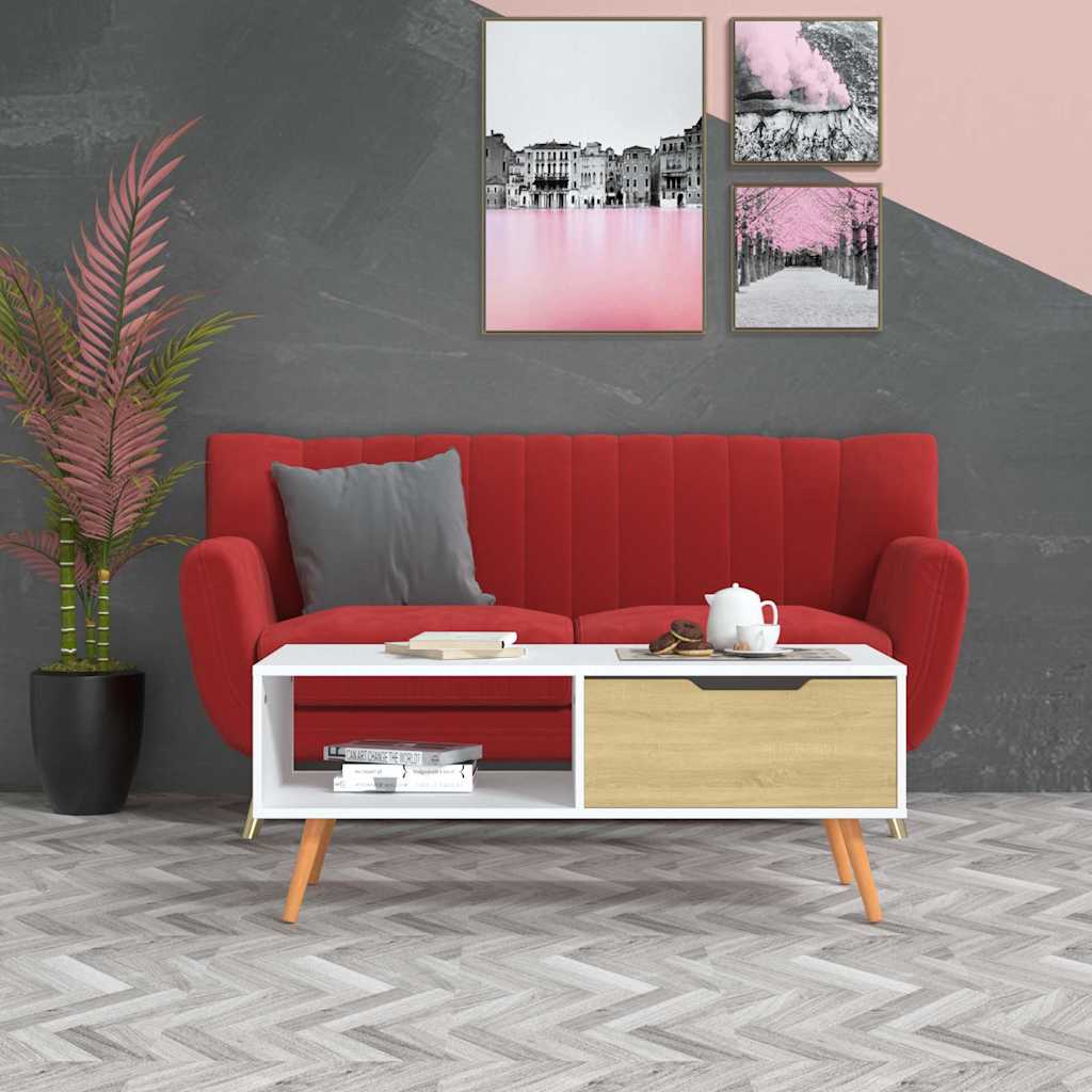 vidaXL Coffee Table 100x49.5x43 cm Engineered Wood