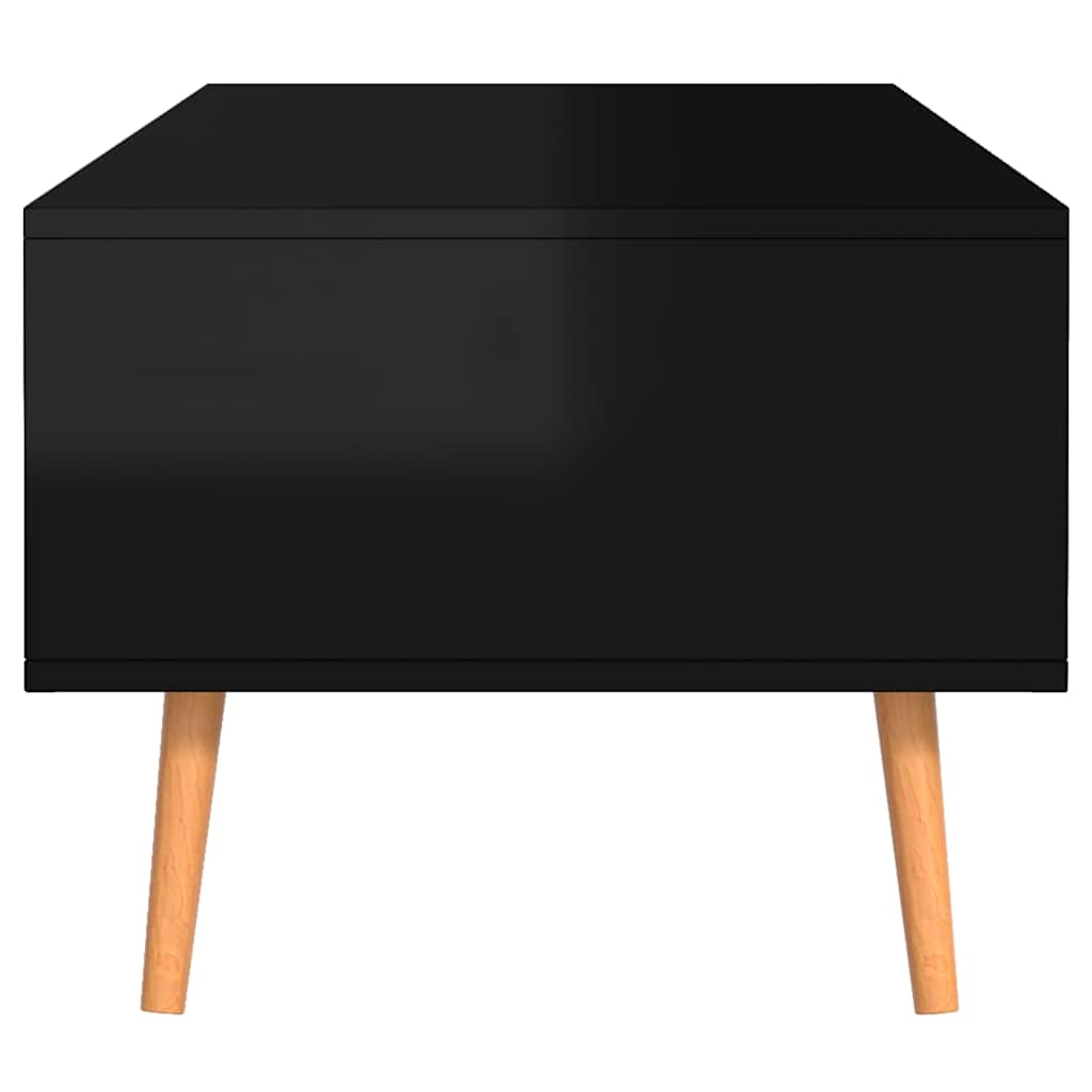 vidaXL Coffee Table | High gloss black | Engineered wood, MDF | Medium 6