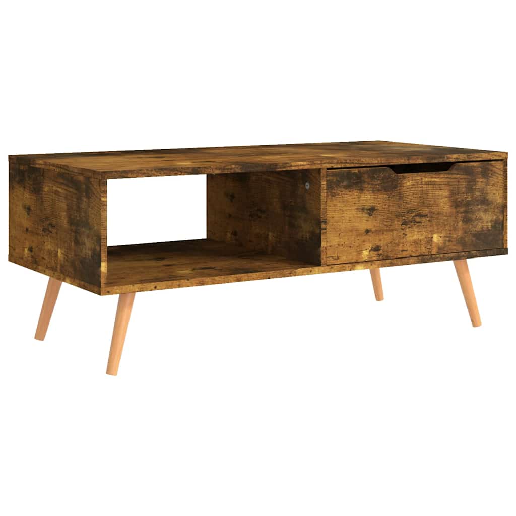 vidaXL Coffee Table | Smoked oak | Engineered wood | Medium | Coffee Table 2