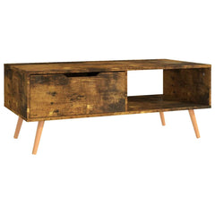 vidaXL Coffee Table | Smoked oak | Engineered wood | Medium | Coffee Table 4