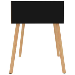 vidaXL Bedside Cabinet | High gloss black | Engineered wood | 40 cm square 4