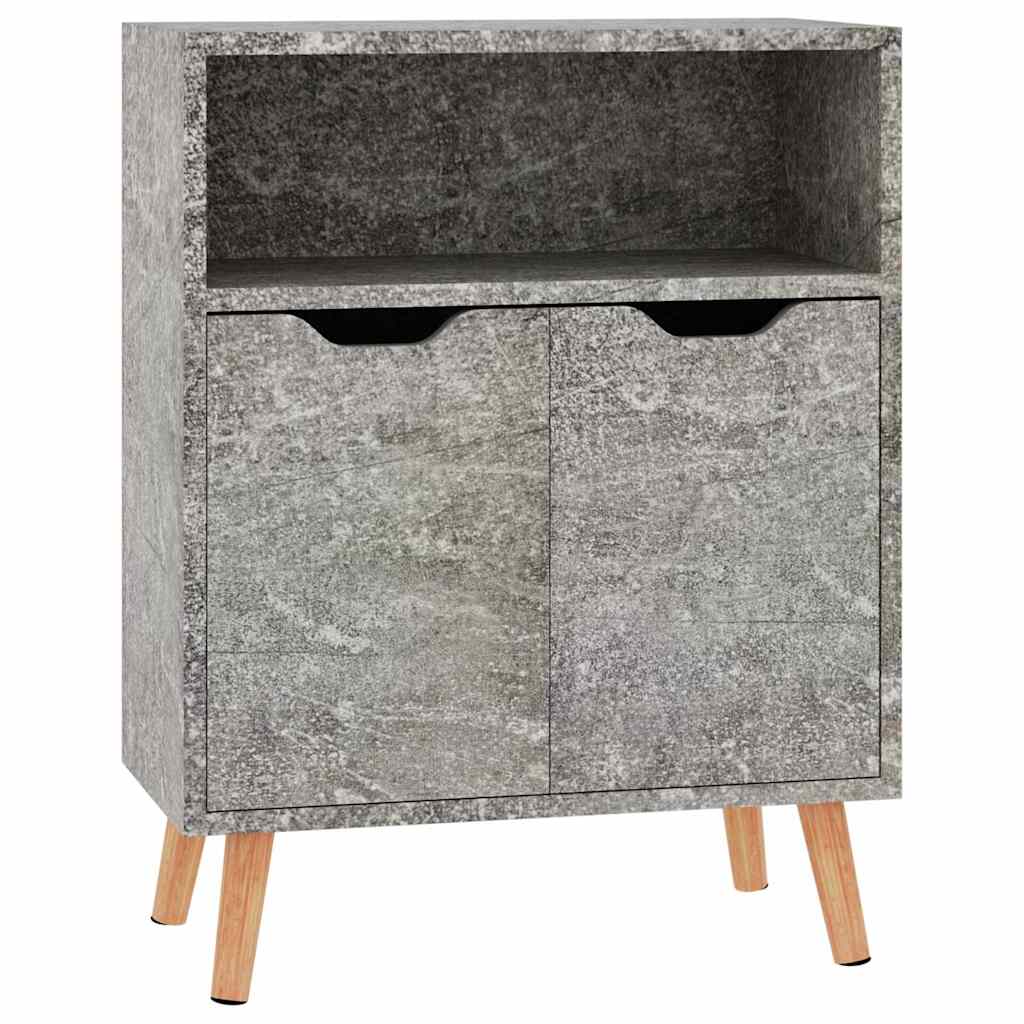 vidaXL Sideboard | Concrete Grey | Engineered Wood | Medium | Sideboard 2