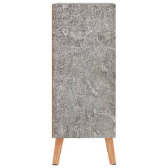 vidaXL Sideboard | Concrete Grey | Engineered Wood | Medium | Sideboard 4