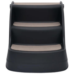 Folding 3-Step Dog Stairs Black, image 3