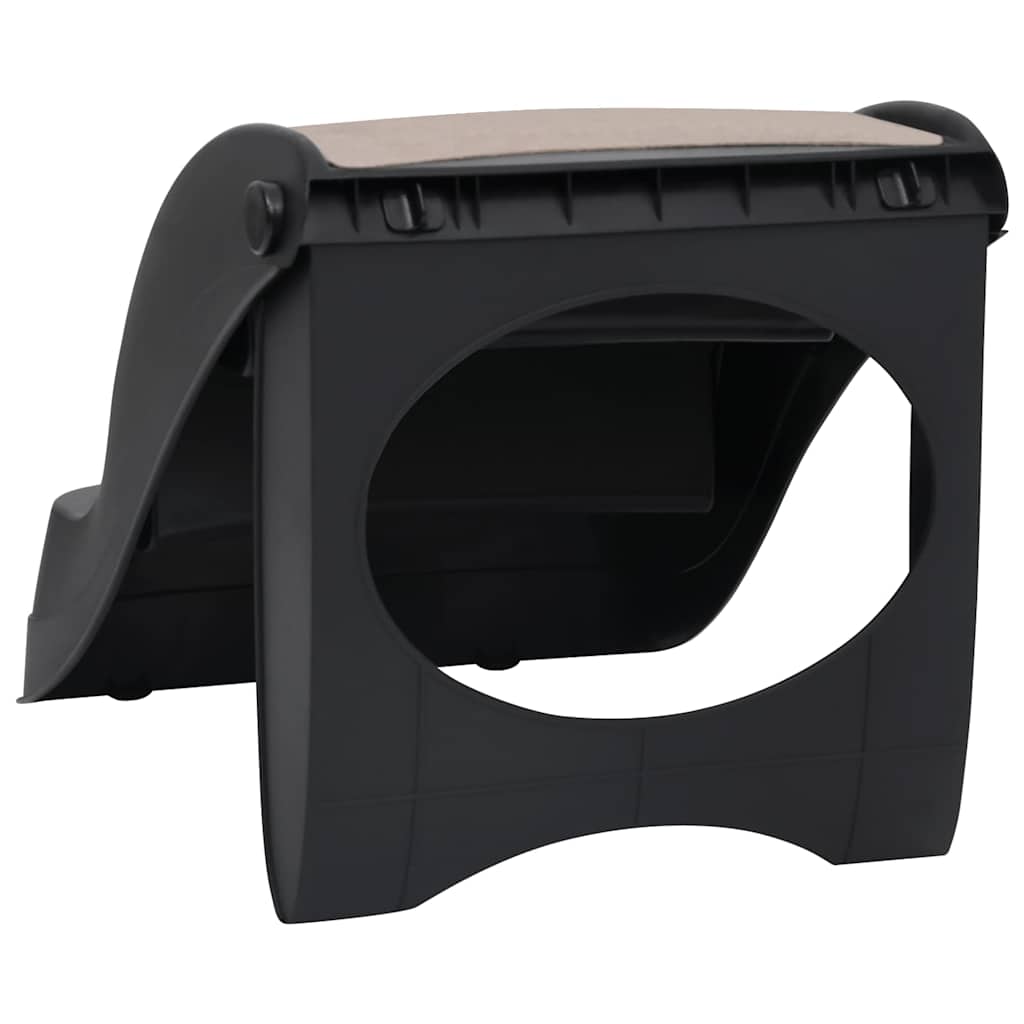 Folding 3-Step Dog Stairs Black, image 5