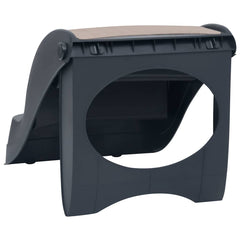 vidaXL Folding 3-Step Dog Stairs Dark Grey 5