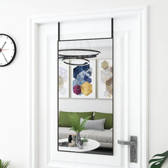 vidaXL Door Mirror Glass and Aluminium
