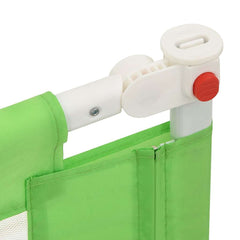 vidaXL Toddler Safety Bed Rail Green 90x25 cm Fabric 6