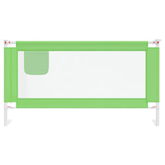 vidaXL Toddler Safety Bed Rail Green 160x25 cm Fabric 3