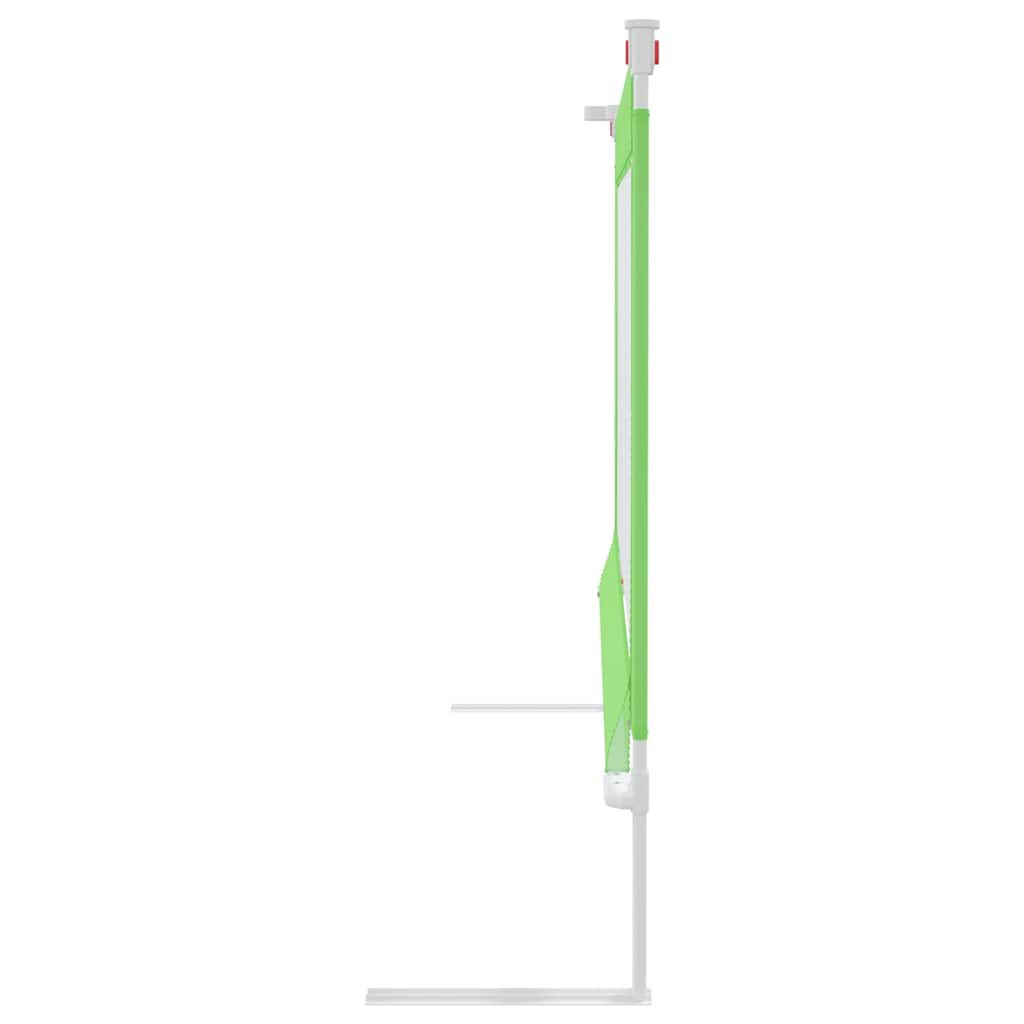 vidaXL Toddler Safety Bed Rail Green 160x25 cm Fabric 4