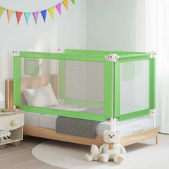vidaXL Toddler Safety Bed Rail Green 160x25 cm Fabric 1