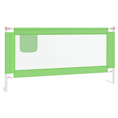 vidaXL Toddler Safety Bed Rail Green 180x25 cm Fabric 2