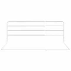 vidaXL Toddler Safety Bed Rail White (76-137)x55 cm Iron 3