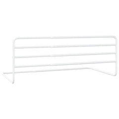 vidaXL Toddler Safety Bed Rail White (76-137)x55 cm Iron 5