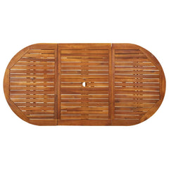 Garden Dining Table Solid Acacia Wood 180 x 90 x 75 cm