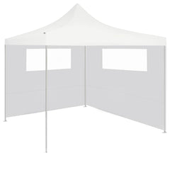 vidaXL Gazebo Sidewalls with Windows 2 pcs White 3
