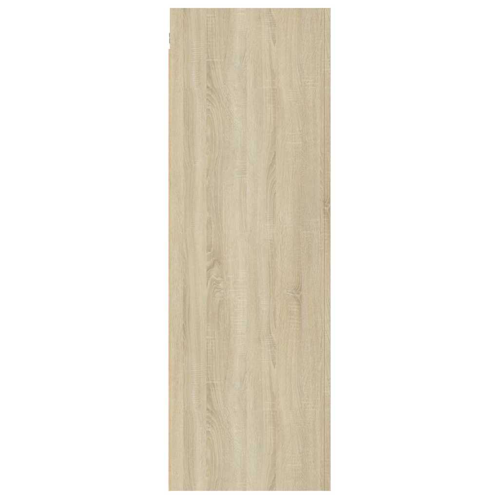 vidaXL TV Cabinet | Sonoma Oak | Engineered Wood | Medium | Wall mounting 3