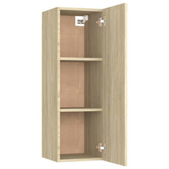 vidaXL TV Cabinet | Sonoma Oak | Engineered Wood | Medium | Wall mounting 5