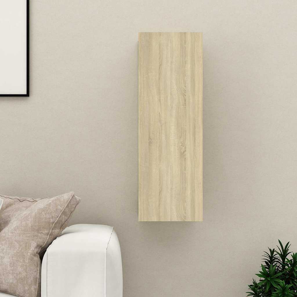 vidaXL TV Cabinet | Sonoma Oak | Engineered Wood | Medium | Wall mounting 1