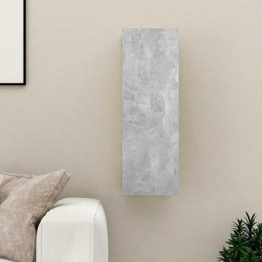 803352 vidaXL TV Cabinet Concrete Grey 30,5x30x90 cm Engineered Wood 1