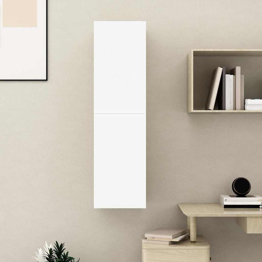 TV Cabinet 30.5x30x110 cm Engineered Wood White