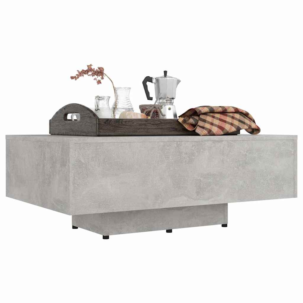 vidaXL Couch Table | Concrete Grey | Engineered wood | Medium | Coffee Table 5