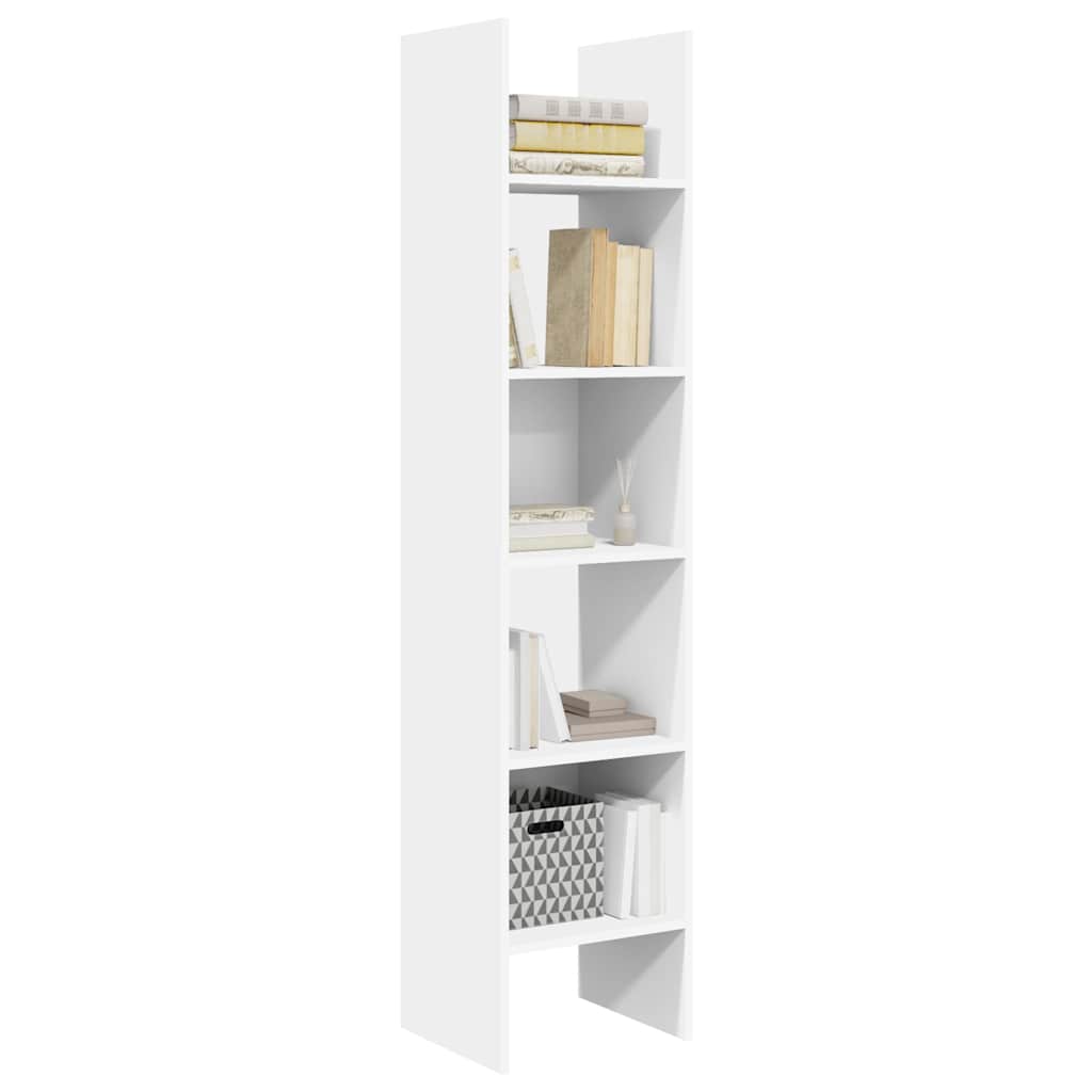 vidaXL Book Cabinet | White | Engineered Wood | 180 cm tall | Book Cabinet 4