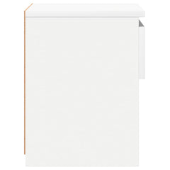 803443 vidaXL Bedside Cabinet White 40x30x39 cm Engineered Wood 5