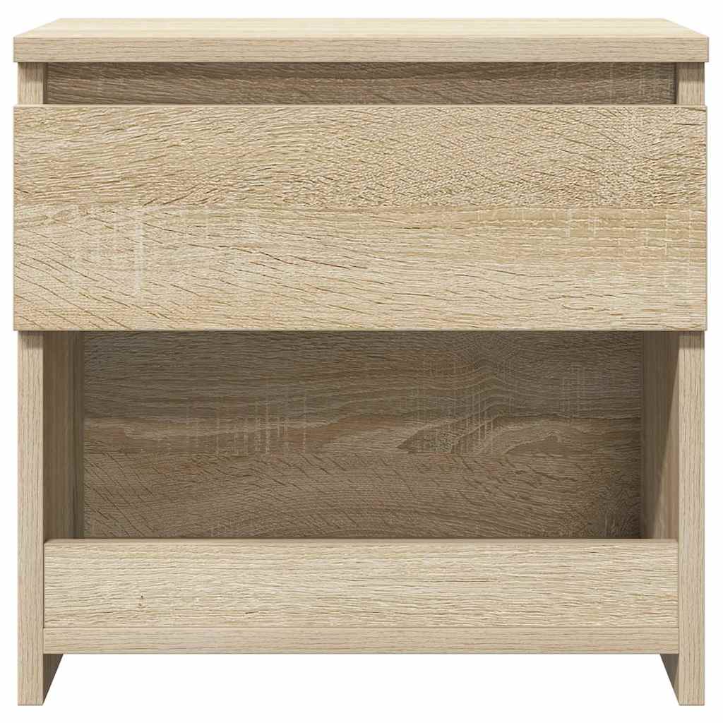 803449 vidaXL Bedside Cabinet Sonoma Oak 40x30x39 cm Engineered Wood 4