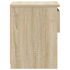 803449 vidaXL Bedside Cabinet Sonoma Oak 40x30x39 cm Engineered Wood 5