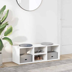 vidaXL Shoe Storage Bench White 102x35x35 cm Engineered Wood 1