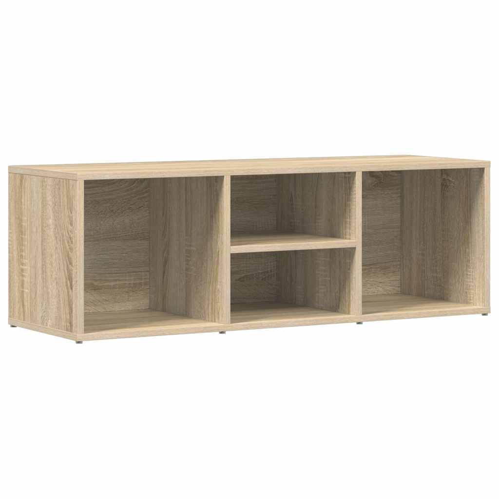 vidaXL Shoe Storage Bench Sonoma Oak 102x35x35 cm Engineered Wood 2