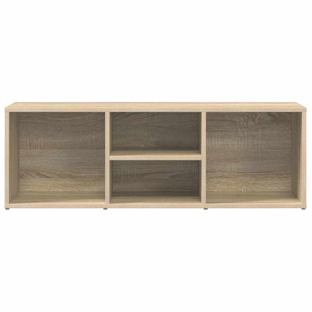 vidaXL Shoe Storage Bench Sonoma Oak 102x35x35 cm Engineered Wood 4