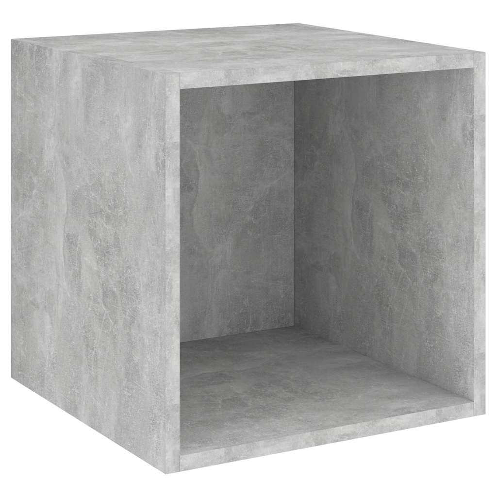 vidaXL Wall Cabinet | Concrete Grey | Engineered wood | 37 cm x 37 cm x 37 cm 2