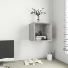 vidaXL Wall Cabinet | Concrete Grey | Engineered wood | 37 cm x 37 cm x 37 cm 1