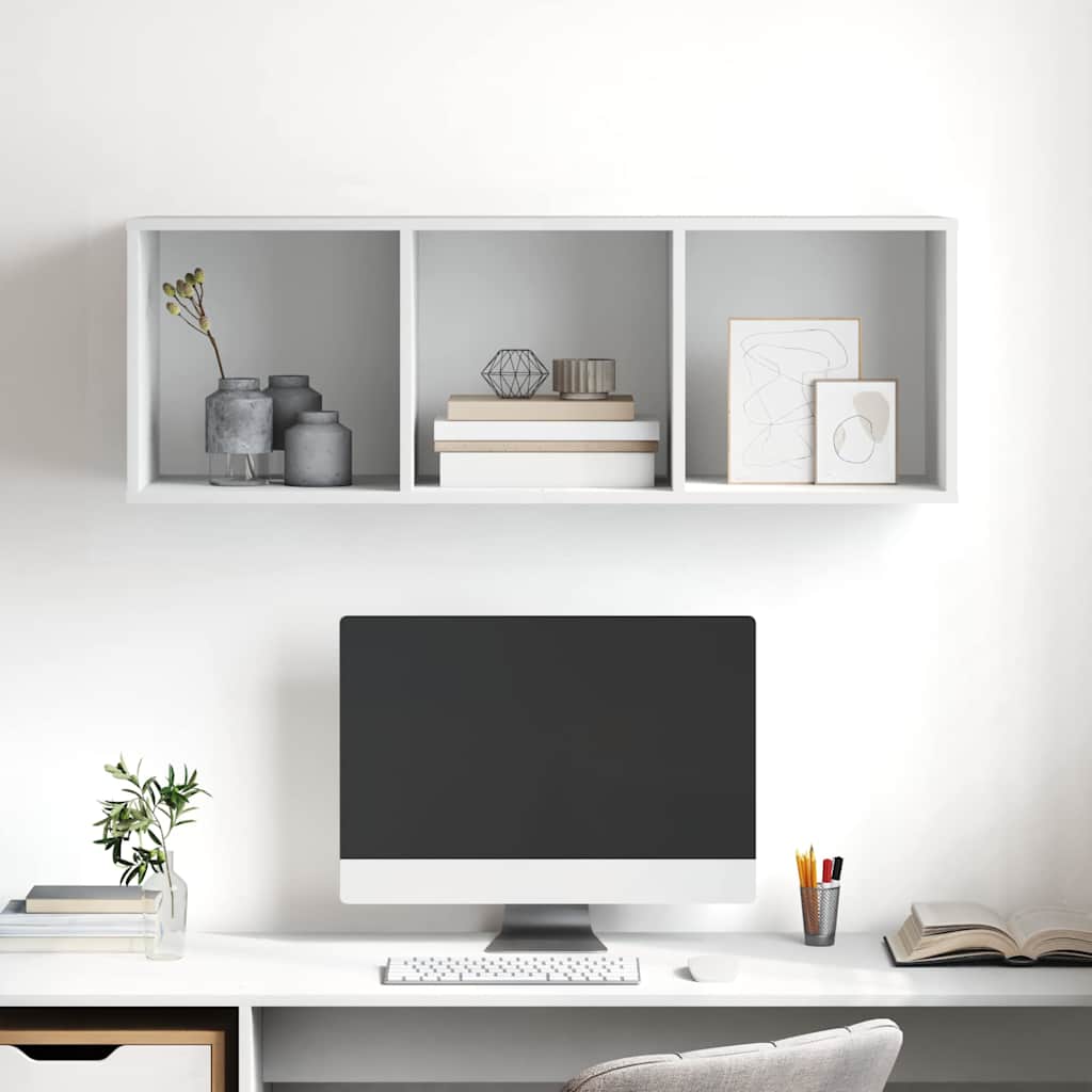 vidaXL TV Cabinet | White | Engineered Wood | Medium | TV Cabinet | Rectangular 3