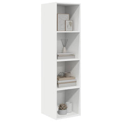 vidaXL TV Cabinet | White | Engineered Wood | Medium |  Wall Mounting 6